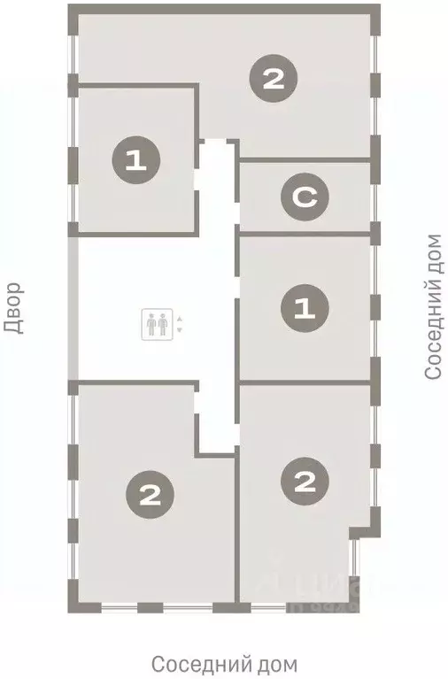 2-к кв. Новосибирская область, Новосибирский район, Краснообск рп, 3-й ... - Фото 1