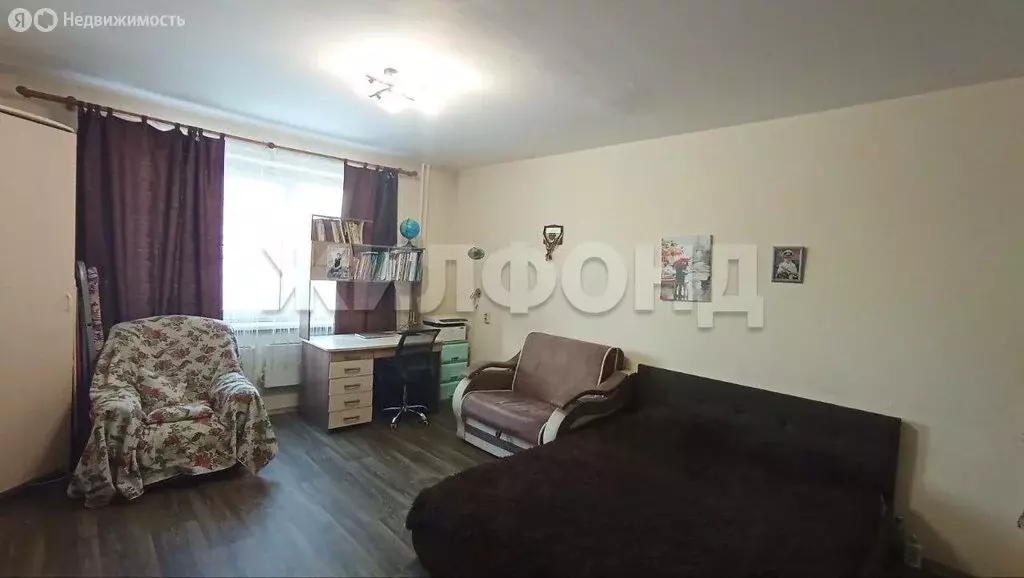 Квартира-студия: Новосибирск, улица Татьяны Снежиной, 43 (32.6 м) - Фото 1