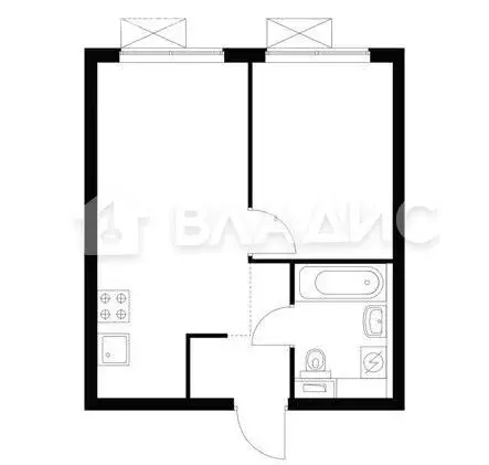 1-комнатная квартира: Одинцово, Каштановая улица, 14к1 (32.3 м) - Фото 0