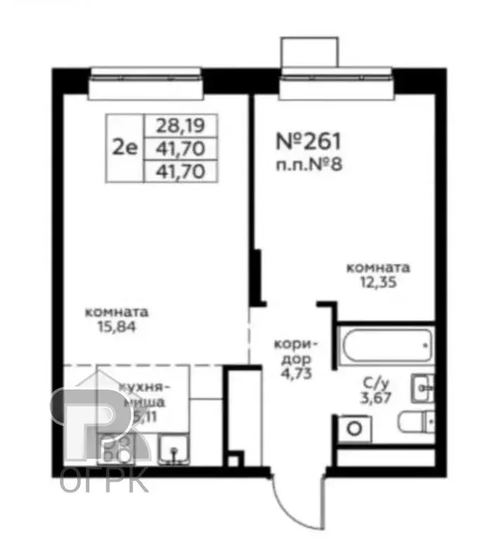 2-комнатная квартира: Балашиха, улица Бояринова, 30 (41.5 м) - Фото 1