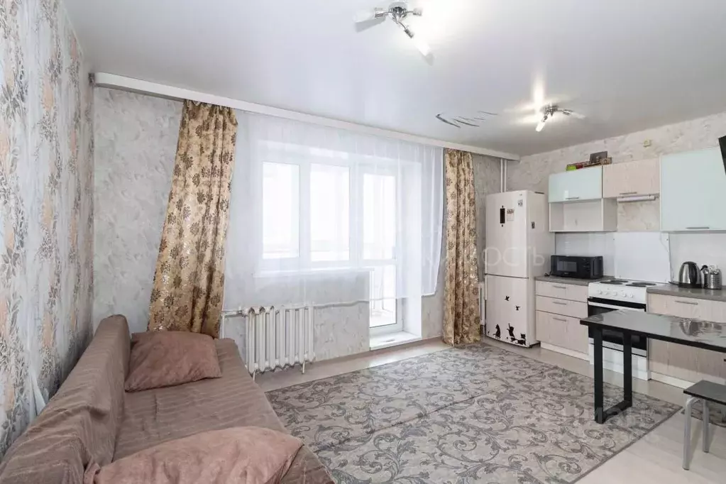 Студия Тюменская область, Тюмень Микрорайон мыс, ул. Судоремонтная, ... - Фото 1