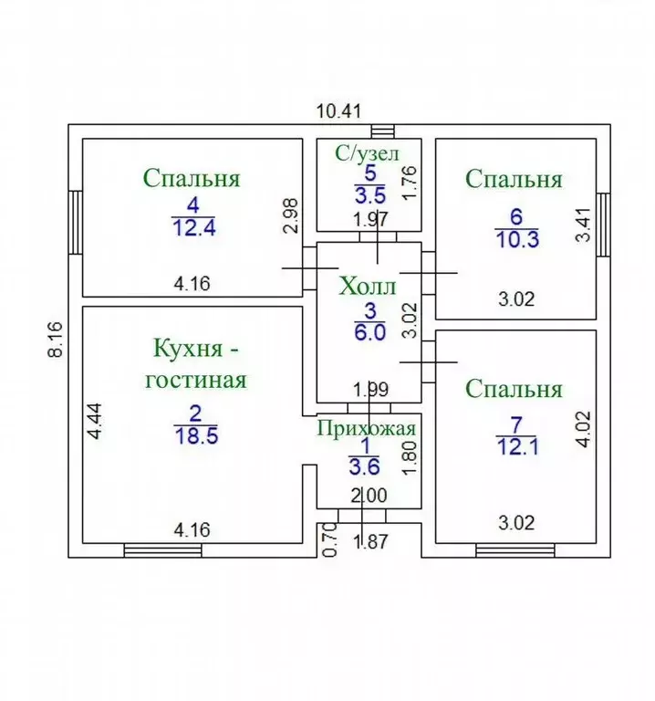 Коттедж в Новгородская область, Новгородский район, Трубичинское ... - Фото 0