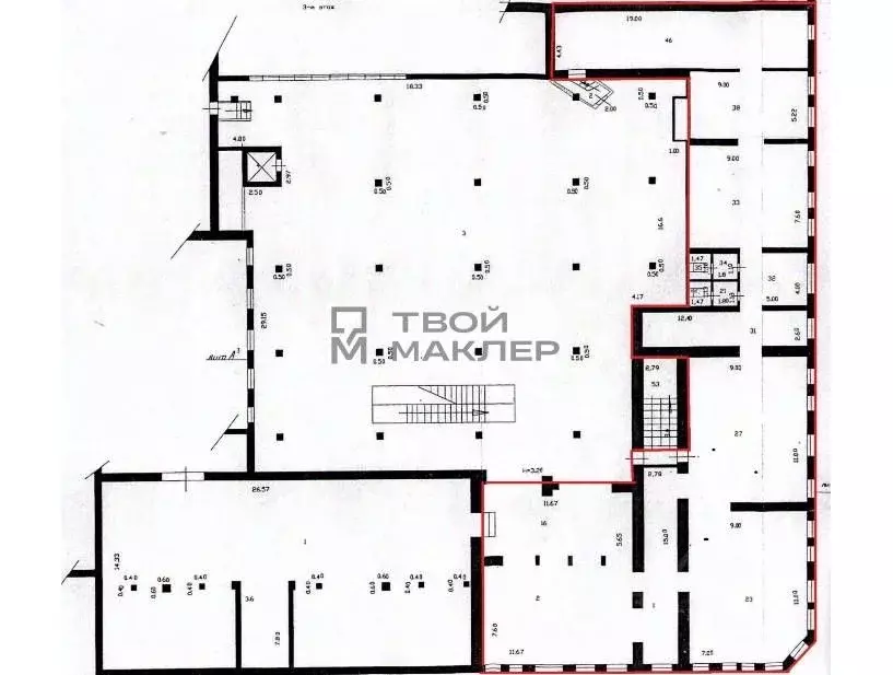 Торговая площадь в Пензенская область, Пенза Московская ул., 91 (700 ... - Фото 1