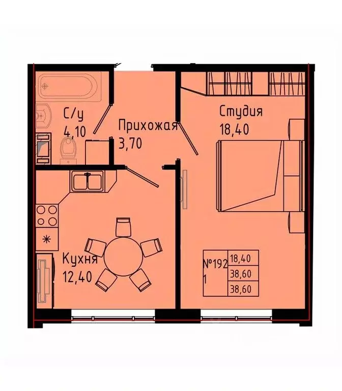 1-к кв. Ленинградская область, Коммунар г. Гатчинский муниципальный ... - Фото 1