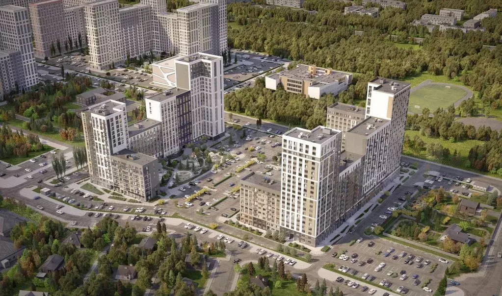 Квартира-студия, 29 м, 3/21 эт. - Фото 0