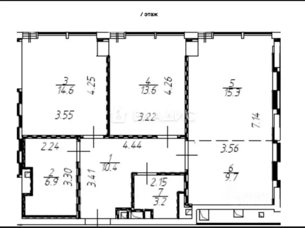 3-комнатная квартира: Москва, Летниковская улица, 11к1 (76.4 м) - Фото 1