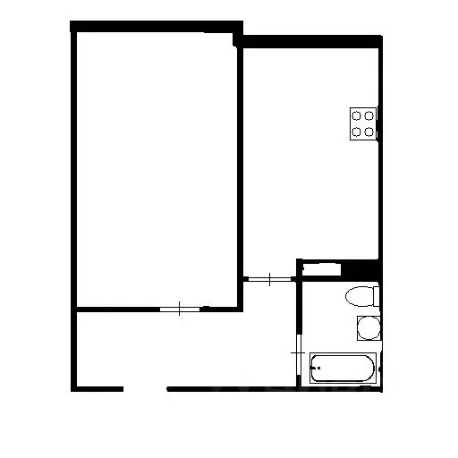 1-к кв. Санкт-Петербург Московский просп., 183-185 (48.8 м) - Фото 2
