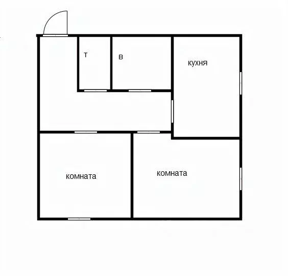 2-к кв. Приморский край, Уссурийский городской округ, с. Корсаковка ... - Фото 2