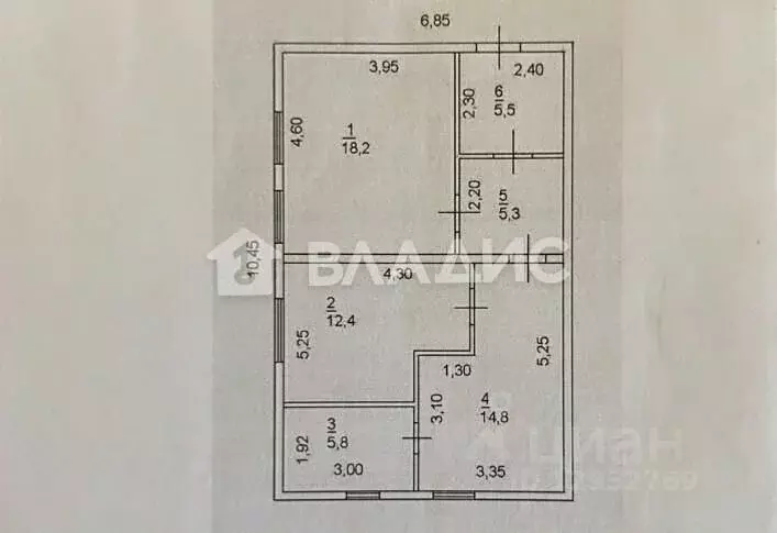 2-к кв. Пензенская область, Мокшан рп ул. Кирпичная, 5 (63.6 м) - Фото 2