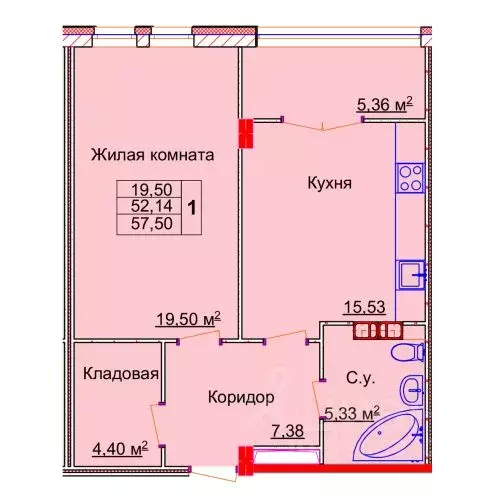 1-к кв. Ивановская область, Иваново Лежневская ул., 98 (57.11 м) - Фото 0