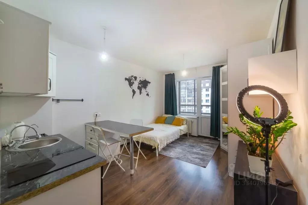 Студия Санкт-Петербург просп. Ветеранов, 171к4 (23.8 м) - Фото 2