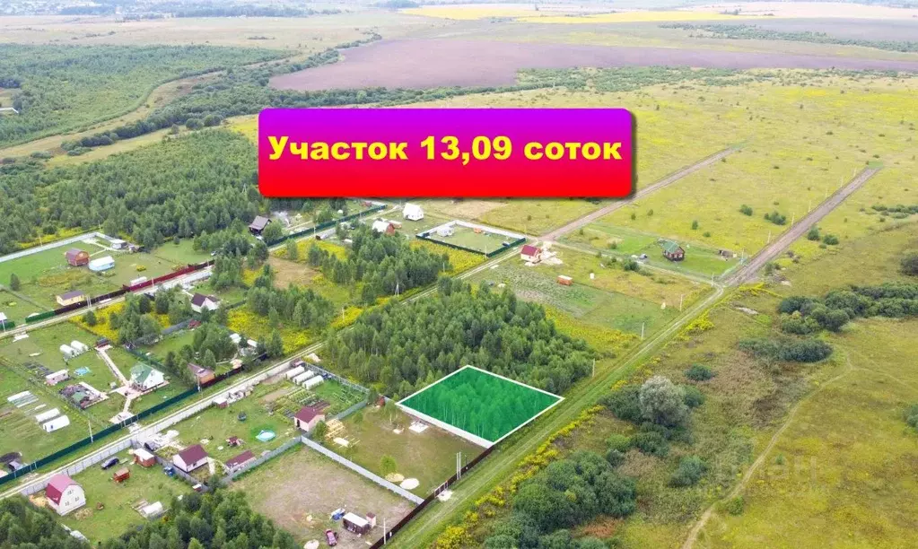 Участок в Тульская область, Заокский район, Демидовское с/пос, ... - Фото 1