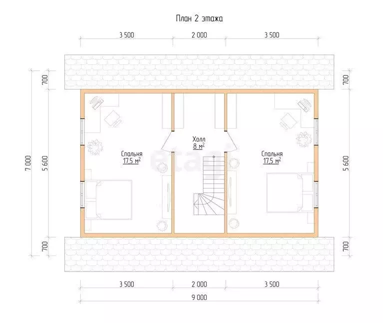 Дом в посёлок Зарубино, микрорайон Экоград, улица 2-й квартал (118 м) - Фото 2