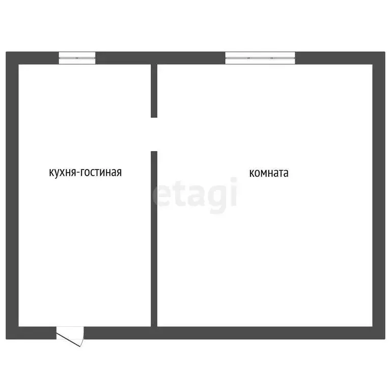 1-комнатная квартира: Ялуторовск, улица Чехова, 7 (22.6 м) - Фото 1