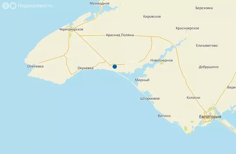 Участок в Черноморский район, село Межводное (4 м) - Фото 0