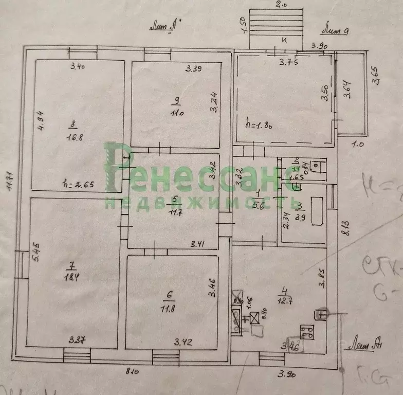 Дом в Брянская область, Брянск Большое Полпино пгт, Российская ул., 2А ... - Фото 1