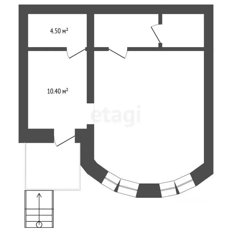 Торговая площадь в Тюменская область, Тюмень Матмасы мкр, ул. ... - Фото 1