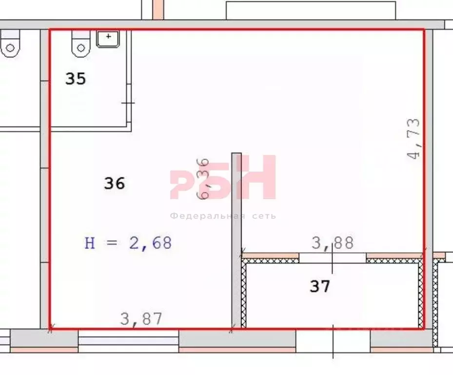 Офис в Свердловская область, Екатеринбург ул. Водоемная, 76 (49 м) - Фото 2