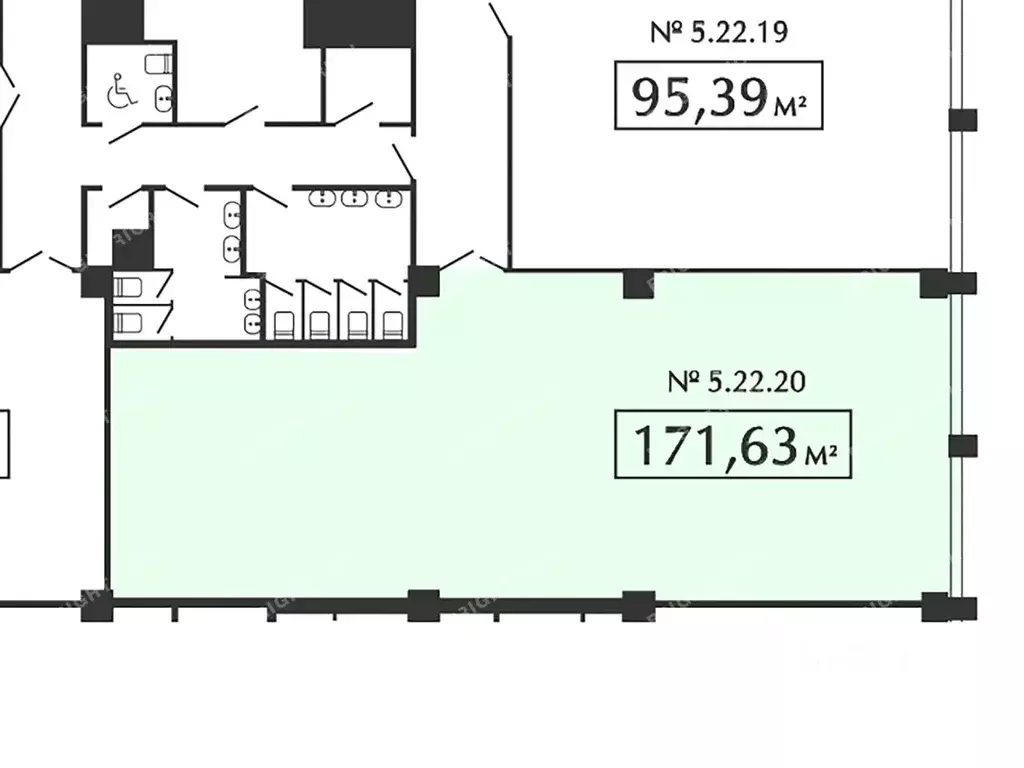 Офис в Санкт-Петербург Левашовский просп., 13И (172 м) - Фото 2