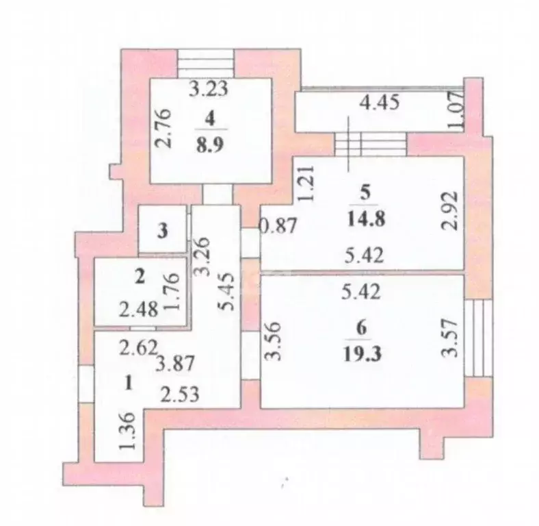 2-к кв. Липецкая область, Липецк Политехническая ул., 5 (63.1 м) - Фото 1