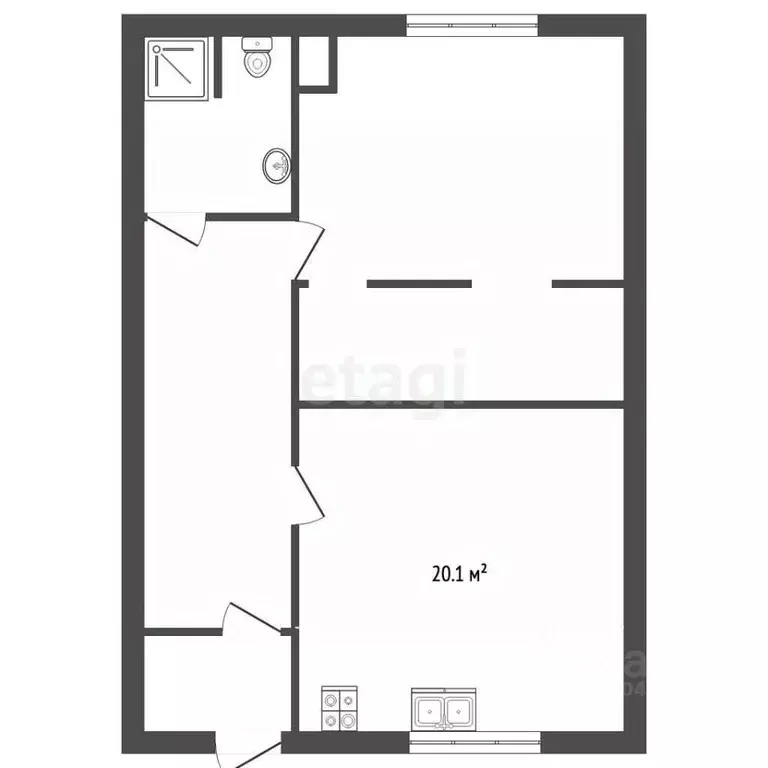 2-к кв. Севастополь, Севастополь, Балаклава г. пер. Водопроводный, 19 ... - Фото 2