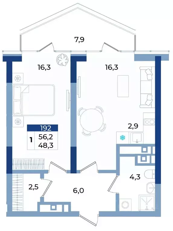 1-к кв. Крым, Алушта ул. Октябрьская, 10 (56.2 м) - Фото 1