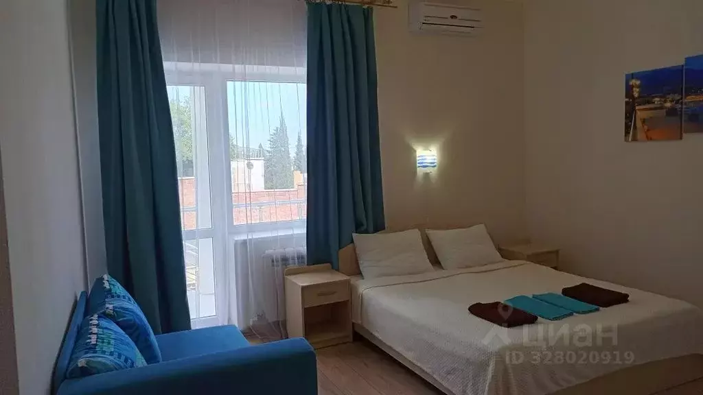 Комната Крым, Ялта муниципальный округ, Отрадное пгт ул. Лазурная, 8 - Фото 1