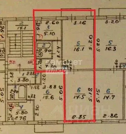 Квартира, 2 комнаты, 43.2 м - Фото 0