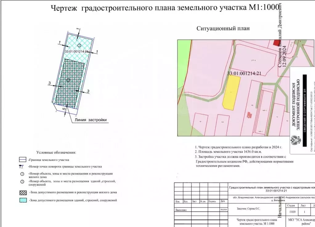 Участок в Владимирская область, Александровский район, Андреевское ... - Фото 1