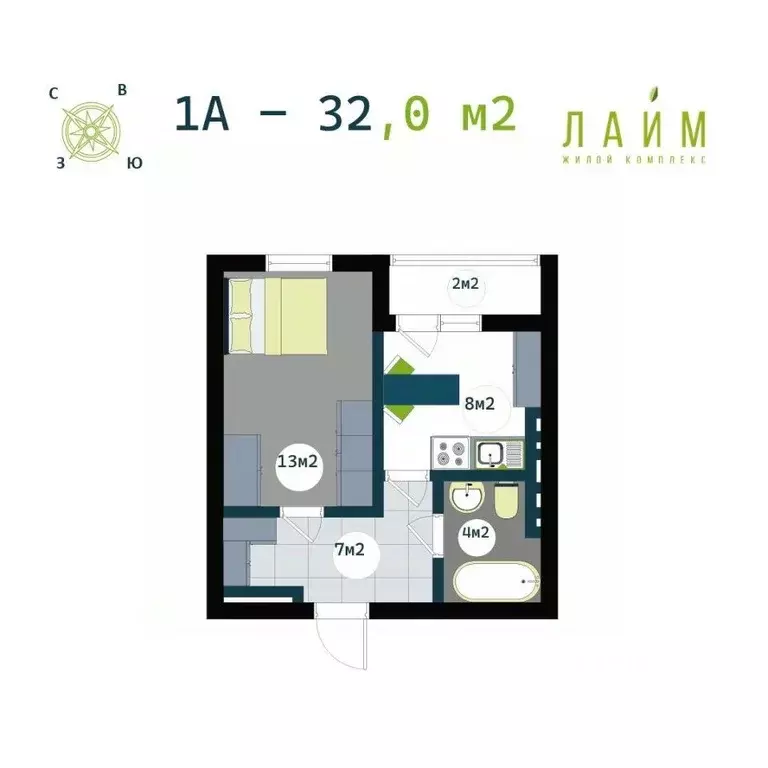 1-к кв. Приморский край, Владивосток Бам мкр,  (30.5 м) - Фото 0