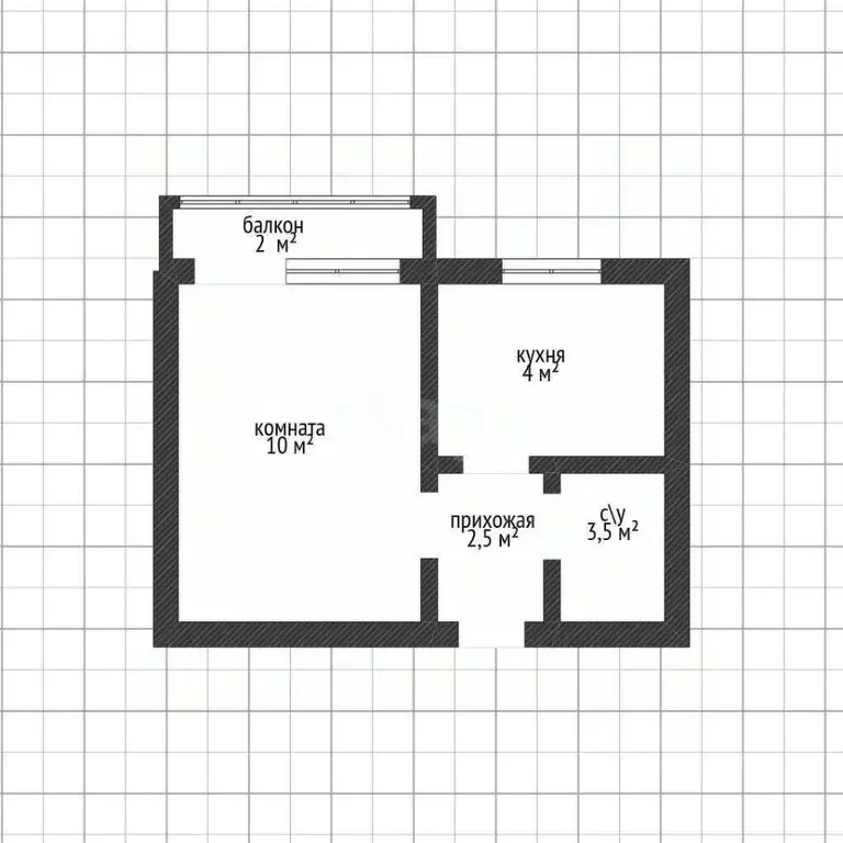 1-к кв. Адыгея, Майкоп Школьная ул., 166 (21.8 м) - Фото 2