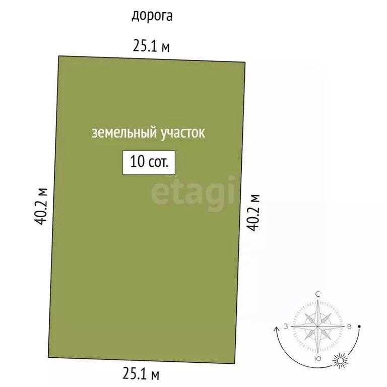 Участок в Тюменская область, Нижнетавдинский муниципальный округ, ... - Фото 1