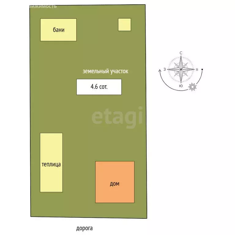 Дом в Екатеринбург, коллективный сад Берёзка (15 м) - Фото 0