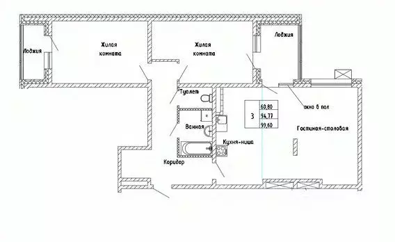 3-к кв. Сахалинская область, Южно-Сахалинск Горизонт жилой комплекс ... - Фото 0