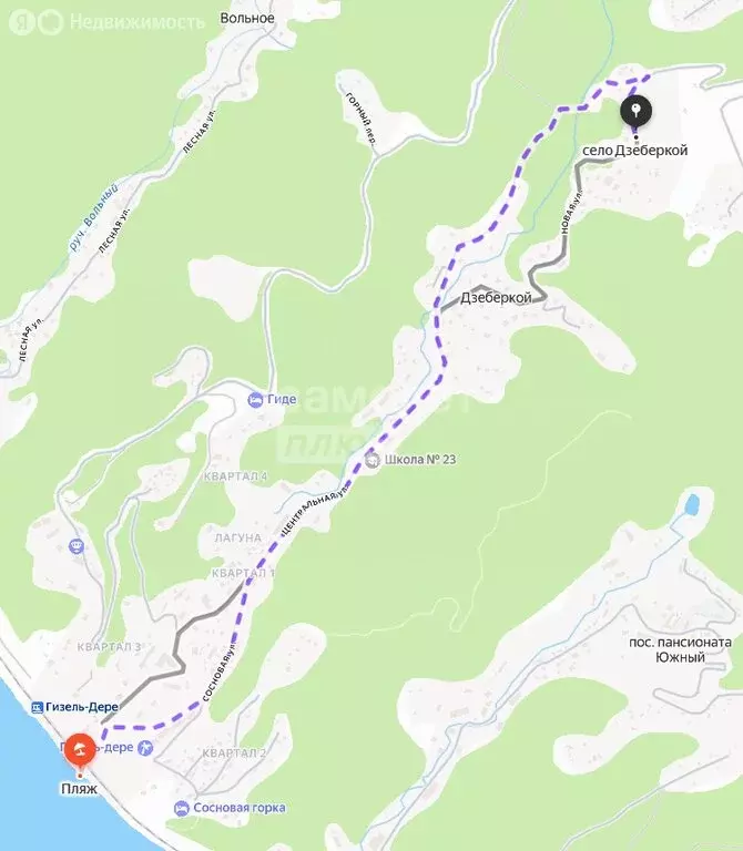 Участок в Краснодарский край, Туапсинский муниципальный округ, село ... - Фото 2