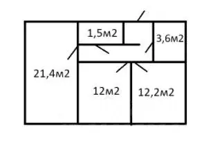 2-к кв. Московская область, Одинцово ул. Каштановая, 6 (56.0 м) - Фото 0