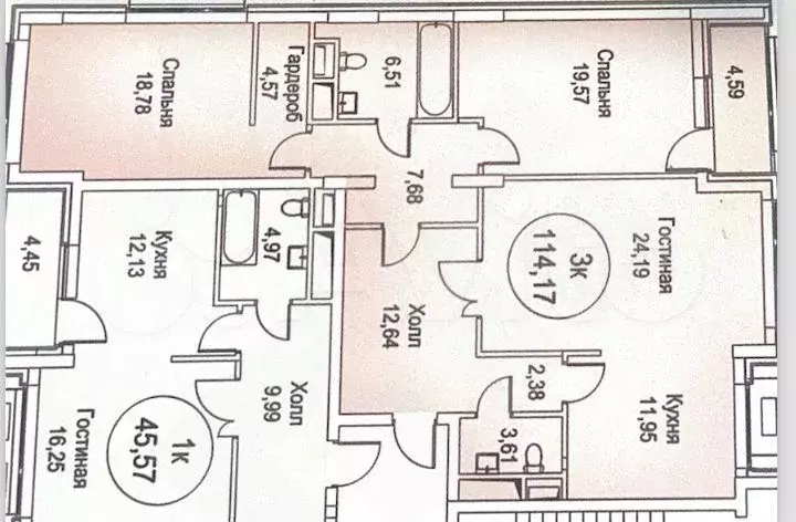 3-к. квартира, 120 м, 2/13 эт. - Фото 0