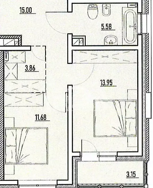 2-к кв. Иркутская область, Иркутск ул. Сибирских Партизан (44.22 м) - Фото 1