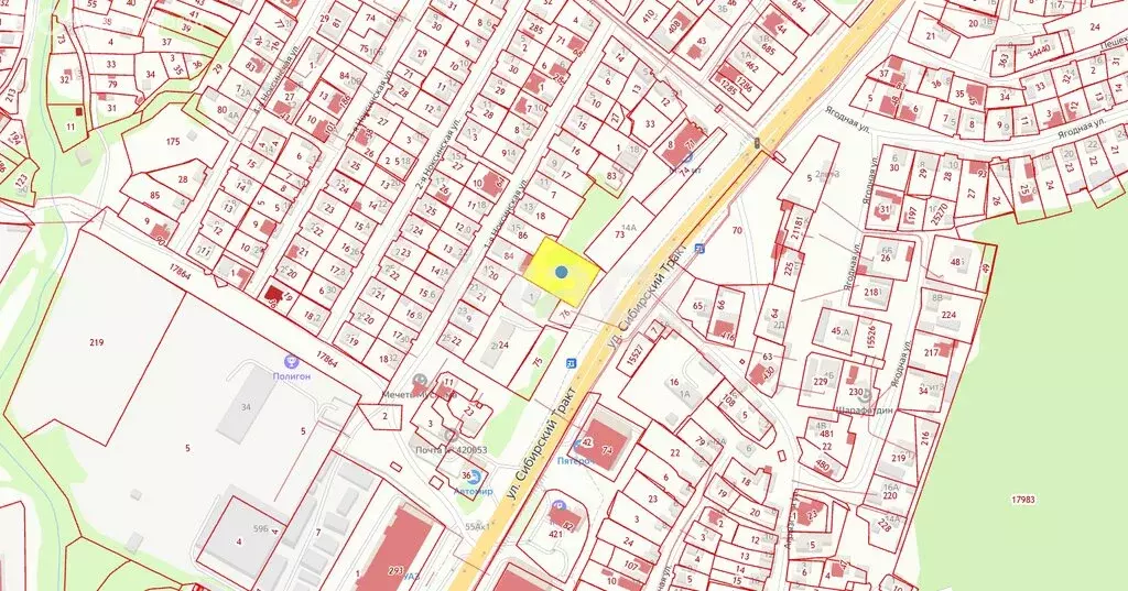 Участок в Казань, 1-я Ноксинская улица (19 м) - Фото 1