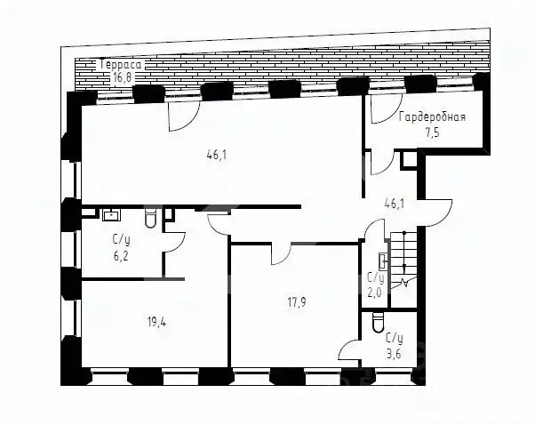 Помещение свободного назначения в Москва Пятницкая ул., 40С1 (121 м) - Фото 2