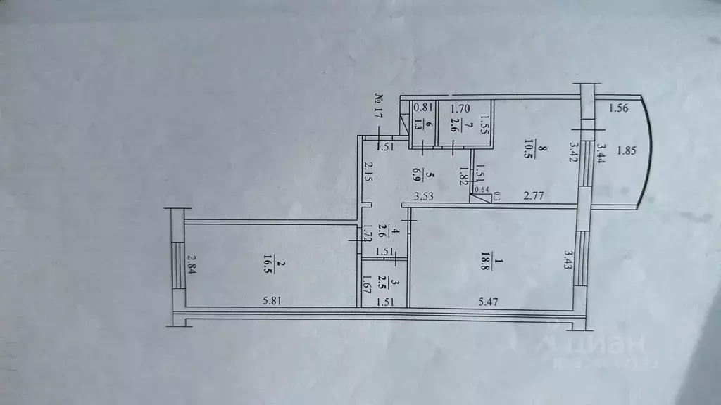 2-к кв. Саха (Якутия), Якутск ул. Пушкина, 23 (61.7 м) - Фото 0