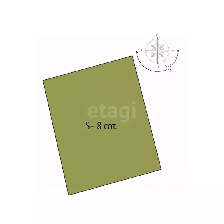 Участок в Новосибирская область, Колыванский район, Север ТСН 401 (8.0 ... - Фото 1