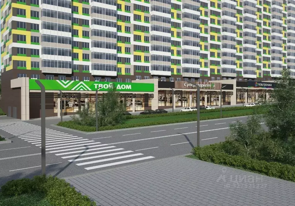 2-к кв. Чувашия, Чебоксары просп. Геннадия Айги, 17 (66.37 м) - Фото 2