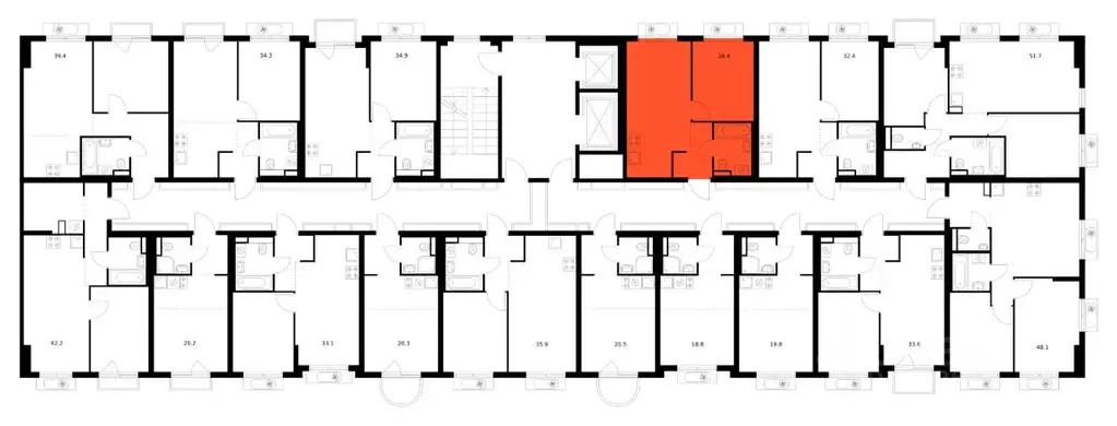 1-к кв. Московская область, Ленинский городской округ, Боброво пгт ... - Фото 2