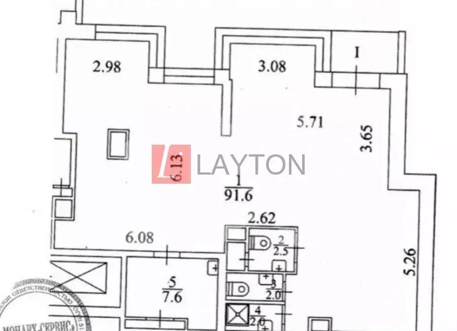 Торговая площадь в Москва 3-я Хорошевская ул., 19А (105 м) - Фото 2