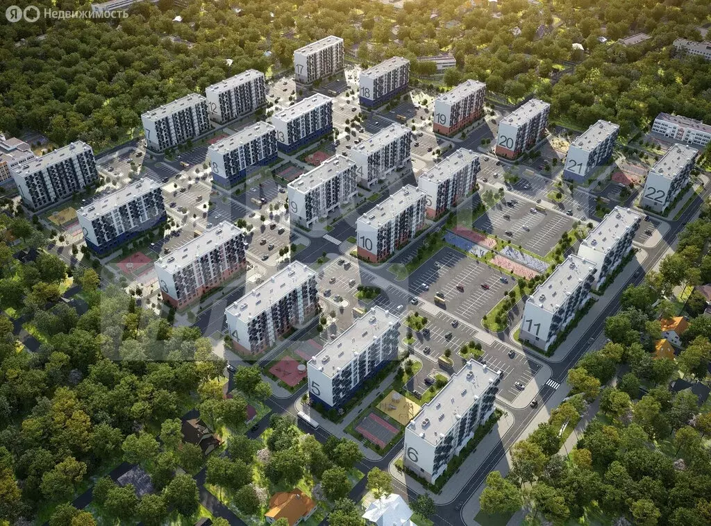 Квартира-студия: Гвардейское, Привокзальная улица, 1 (54 м) - Фото 2