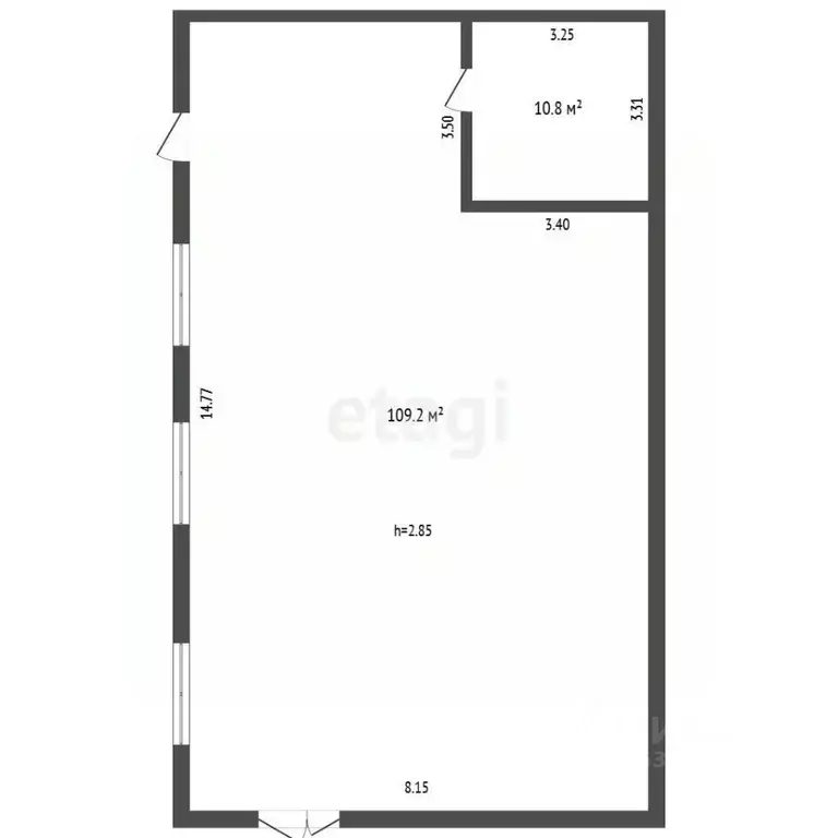 Склад в Ростовская область, Ростов-на-Дону ул. Вавилова, 57/104 (120 ... - Фото 1
