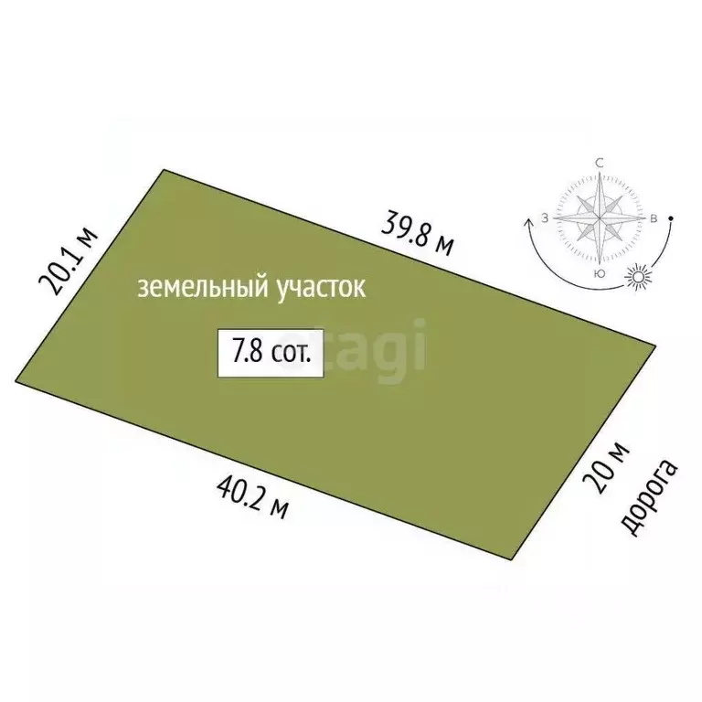 Участок в Тюменская область, Тюмень Березняки СНТ, ул. Вишневая (7.7 ... - Фото 0