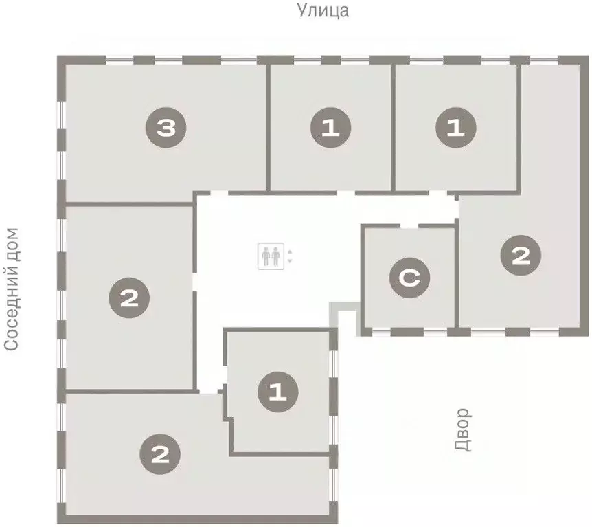 Студия Курганская область, Курган Центральный жилрайон, Дом Кино жилой ... - Фото 2