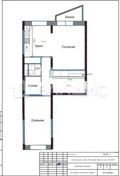 2-комнатная квартира: Одинцово, Можайское шоссе, 136А (74 м) - Фото 0